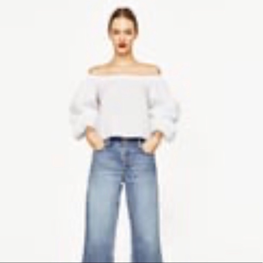 Zara off the shoulder top